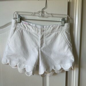 Lilly Pulitzer White Buttercup Shorts